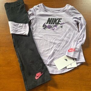Nike Girls New Shirt & Pants Set, sizes 4T-6